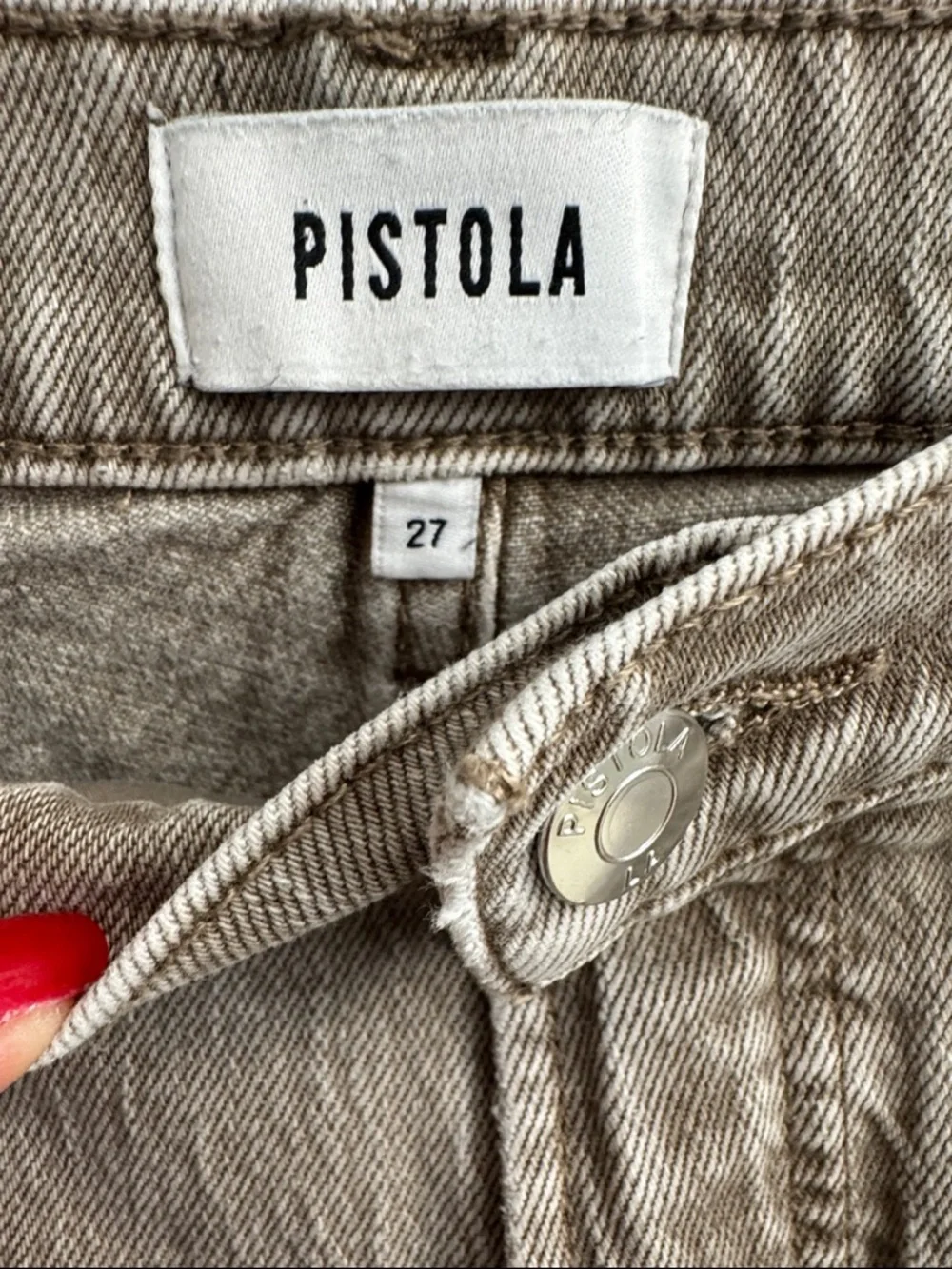 Pistola Kyra High Rise Bowed Wide Leg - Picture 5 of 8